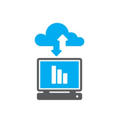 Grafik ve web tasarımı için arka planda büyük veri analitik simgesi. Web veya mobil uygulama için yaratıcı illüstrasyon konsepti sembolü.