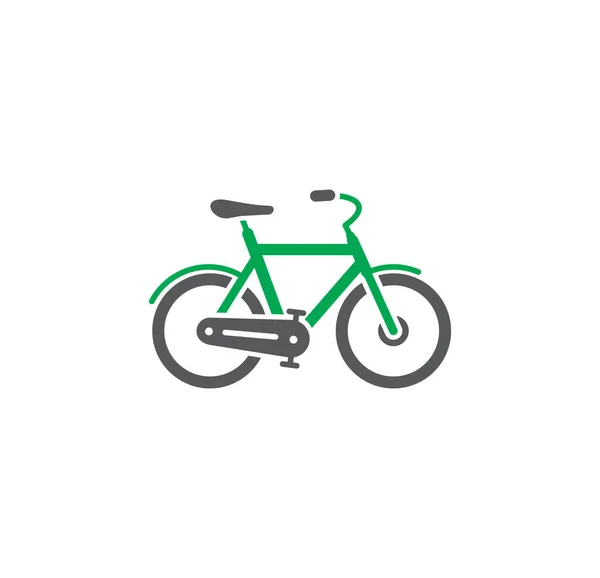 Bicycle related icon on background for graphic and web design. Creative illustration concept symbol for web or mobile app. — Stock Vector