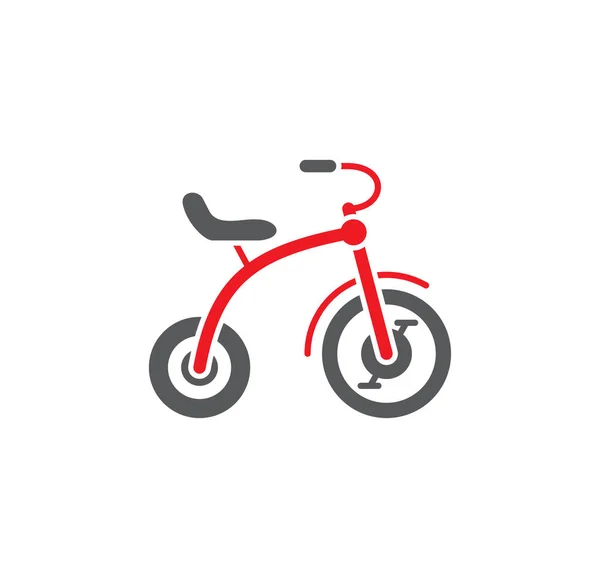 Cyklistická ikona na pozadí pro grafický a webový design. Creative illustration concept symbol pro web nebo mobilní aplikaci. — Stockový vektor