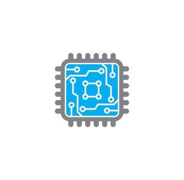 Grafik ve web tasarımı için arka planda Curcuit ile ilgili simge. Web veya mobil uygulama için yaratıcı illüstrasyon konsepti sembolü.