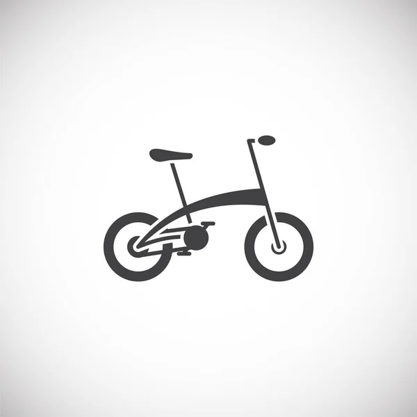 Ícone relacionado à bicicleta em segundo plano para design gráfico e web. Símbolo de conceito de ilustração criativa para web ou aplicativo móvel . —  Vetores de Stock