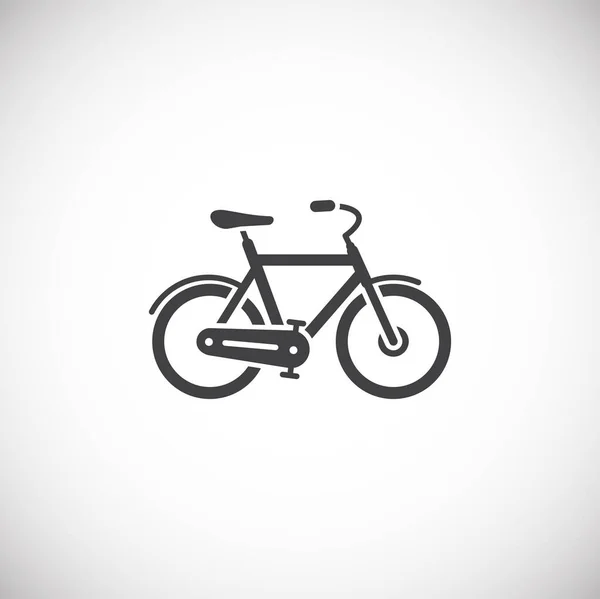 Ícone relacionado à bicicleta em segundo plano para design gráfico e web. Símbolo de conceito de ilustração criativa para web ou aplicativo móvel . — Vetor de Stock