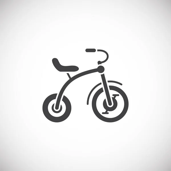 Ícone relacionado à bicicleta em segundo plano para design gráfico e web. Símbolo de conceito de ilustração criativa para web ou aplicativo móvel . —  Vetores de Stock