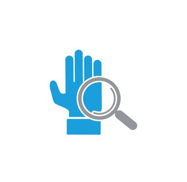 Grafik ve web tasarımı için arka planda karantina ile ilgili simge. Web veya mobil uygulama için yaratıcı illüstrasyon konsepti sembolü.