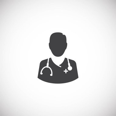 Grafik ve web tasarımı için arka planda karantina ile ilgili simge. Web veya mobil uygulama için yaratıcı illüstrasyon konsepti sembolü.