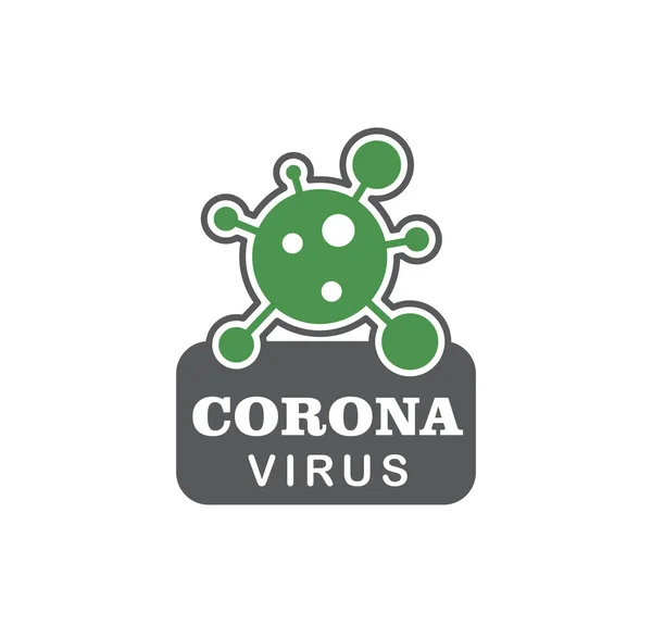 Coronavirus gerelateerde pictogram op de achtergrond voor grafische en web design. Creatieve illustratie concept symbool voor web of mobiele app. — Stockvector