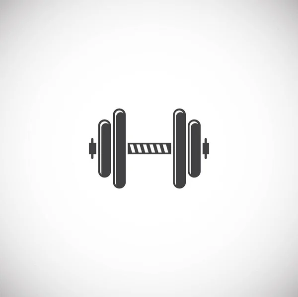 Crossfit bezogenes Symbol im Hintergrund für Grafik- und Webdesign. Kreatives Illustrationskonzept für Web oder mobile App. — Stockvektor