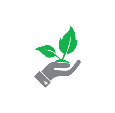 Grafik ve web tasarımı için arkaplanda tohumla ilgili simge. Web veya mobil uygulama için yaratıcı illüstrasyon konsepti sembolü.