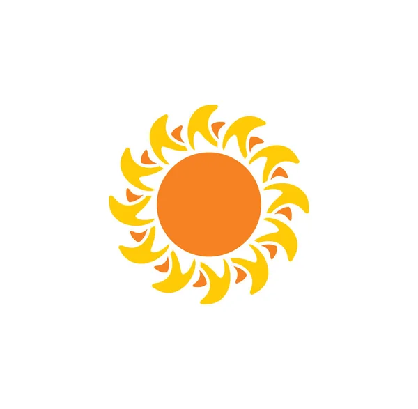 Sun related icon on background for graphic and web design. Creative illustration concept symbol for web or mobile app. — Stock Vector