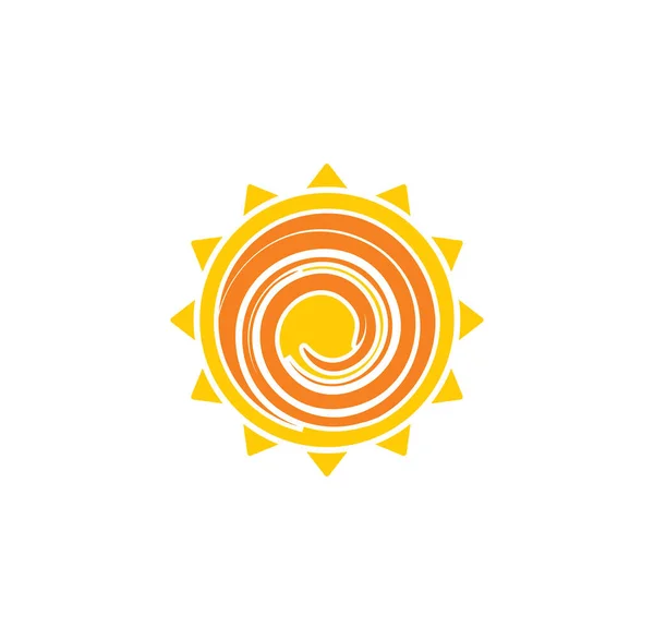 Sun related icon on background for graphic and web design. Creative illustration concept symbol for web or mobile app. — Stock Vector