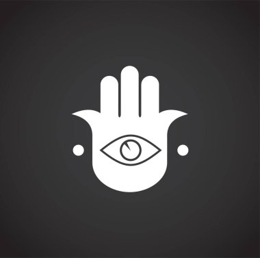 Grafik ve web tasarımı için arka planda yoga ile ilgili simge. Web veya mobil uygulama için yaratıcı illüstrasyon konsepti sembolü.