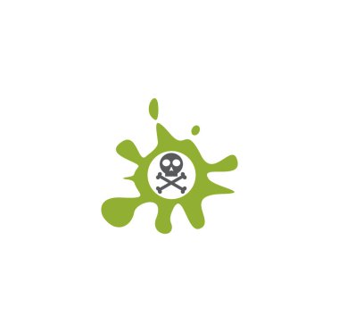 Grafik ve web tasarımı için arka planda asitle ilgili simge. Web veya mobil uygulama için yaratıcı illüstrasyon konsepti sembolü.