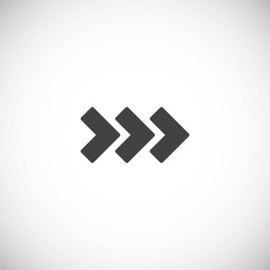 Grafik ve web tasarımı için arka planda okla ilgili simge. Web veya mobil uygulama için yaratıcı illüstrasyon konsepti sembolü.