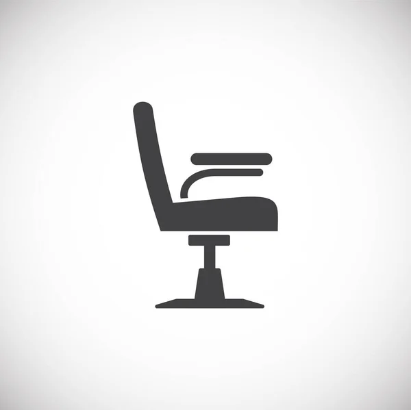Barber related icon on background for graphic and web design. 웹이나 모바일 앱을 위한 크리에이티브 일러스트 컨셉 심볼. — 스톡 벡터