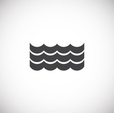 Grafik ve web tasarımı için dalga bağlantılı simge. Web veya mobil uygulama için yaratıcı illüstrasyon konsepti sembolü.