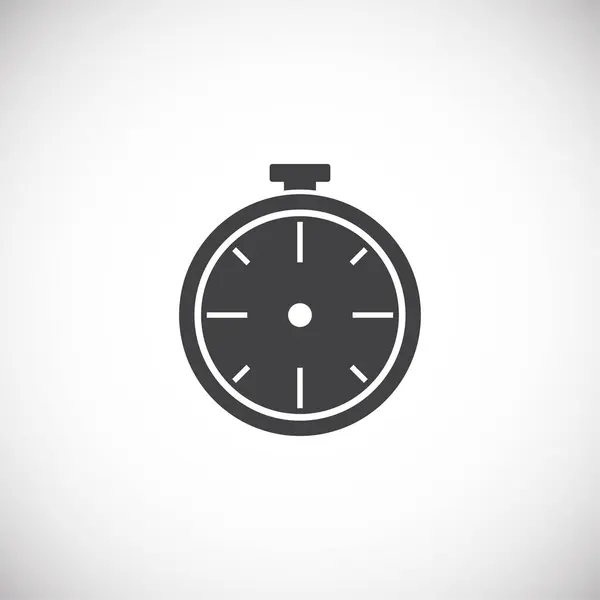 Ikona Stopwatch na pozadí pro grafický a webový design. Creative illustration concept symbol pro web nebo mobilní aplikaci. — Stockový vektor