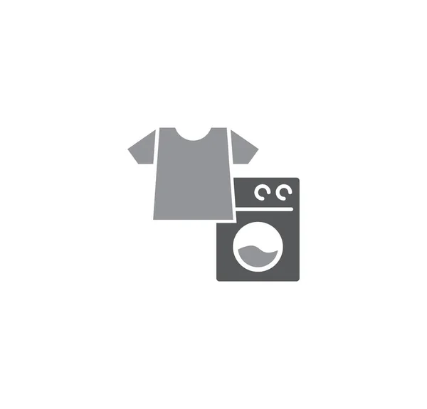 Icona relativa alla lavanderia su sfondo per grafica e web design. Simbolo di concetto di illustrazione creativa per app web o mobile . — Vettoriale Stock