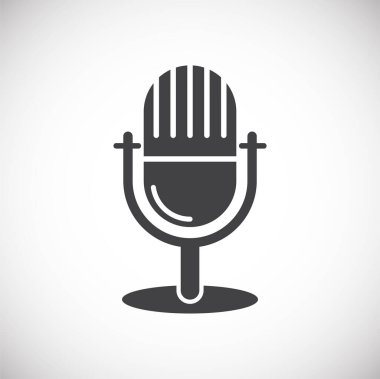 Grafik ve web tasarımı için arka planda kitle iletişim simgesi. Web veya mobil uygulama için yaratıcı illüstrasyon konsepti sembolü.