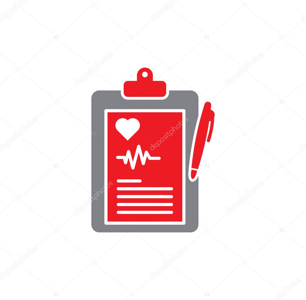 Medical related icons on background for graphic and web design. Creative illustration concept symbol for web or mobile app.
