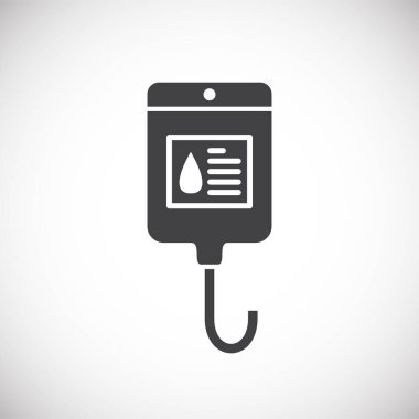 Grafik ve web tasarımı için arka planda tıbbi ikonlar var. Web veya mobil uygulama için yaratıcı illüstrasyon konsepti sembolü.