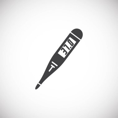 Grafik ve web tasarımı için arka planda tıbbi ikonlar var. Web veya mobil uygulama için yaratıcı illüstrasyon konsepti sembolü.