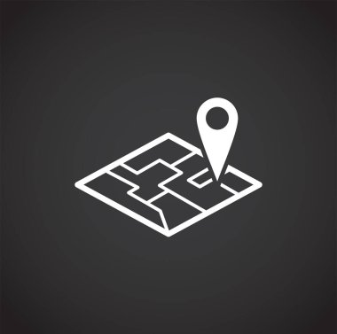 Grafik ve web tasarımı için arka planda seyahat simgesi. Web veya mobil uygulama için yaratıcı illüstrasyon konsepti sembolü.