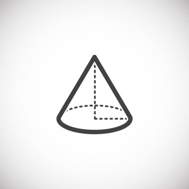 Grafik ve web tasarımı için arkaplanda Geometri ile ilgili simge. Web veya mobil uygulama için yaratıcı illüstrasyon konsepti sembolü.