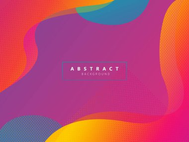 Minimum konsept. Soyut poster. Geometrik arkaplan. Minimum model. Fütürist Gradyan. Pembe Akış Broşürü. Akışkan Sancak