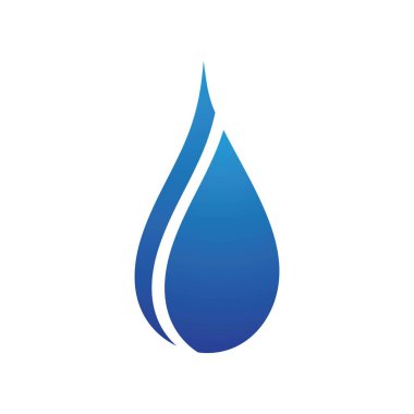 su Damlası Logo Şablonu