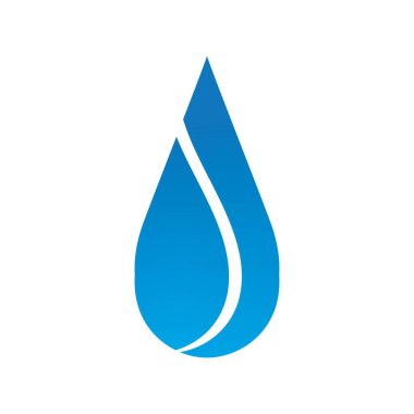 su Damlası Logo Şablonu