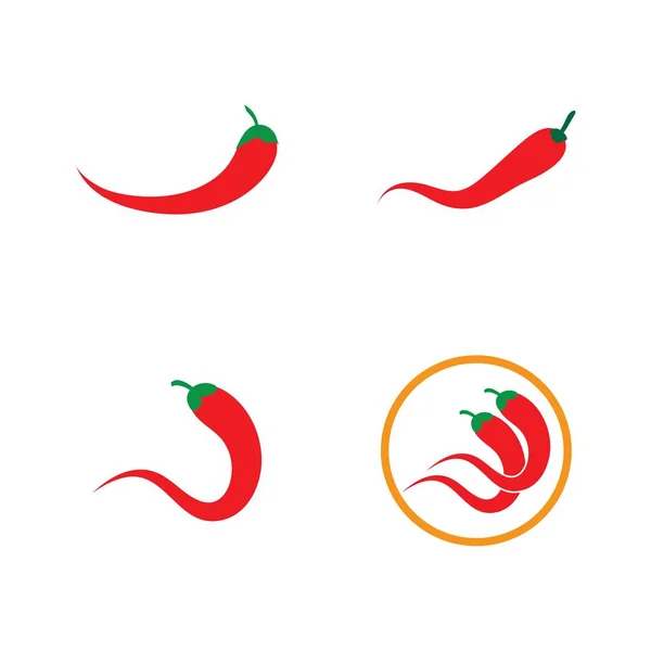 Chili-Logo-Vektor — Stockvektor