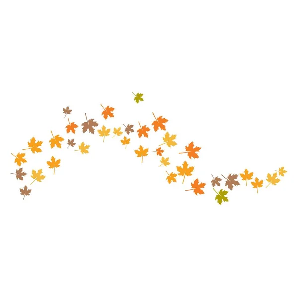 Logo vent automne — Image vectorielle