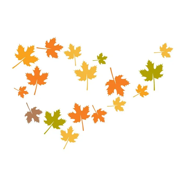 Logo vent automne — Image vectorielle