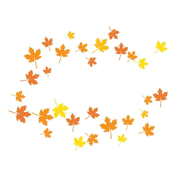 Logo podzimního větru — Stockový vektor