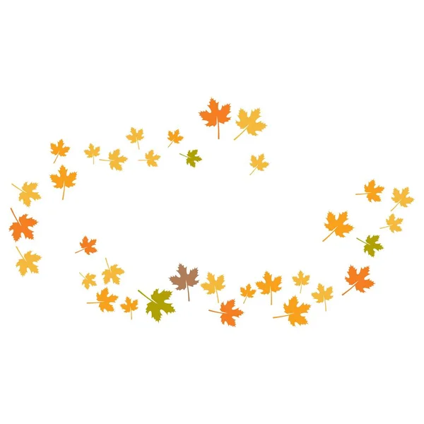 Logo vent automne — Image vectorielle