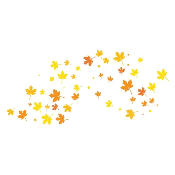 Logo podzimního větru — Stockový vektor