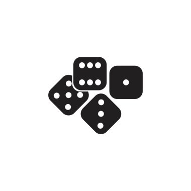 zar simgesi şablon vektörü