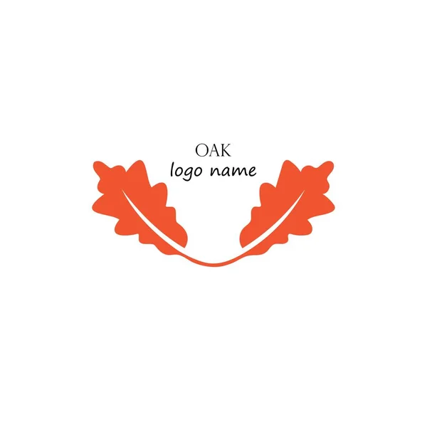 oak leaf logo vector