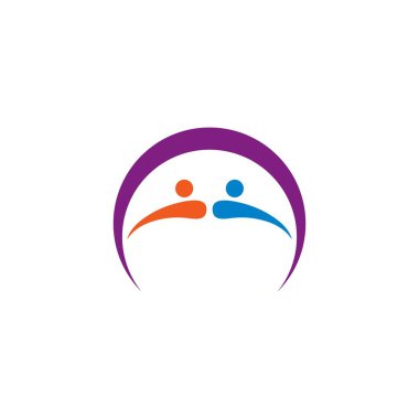 Toplum bakım Logo şablonu vektör