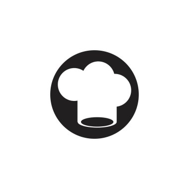 Şapka şefi logo şablonu