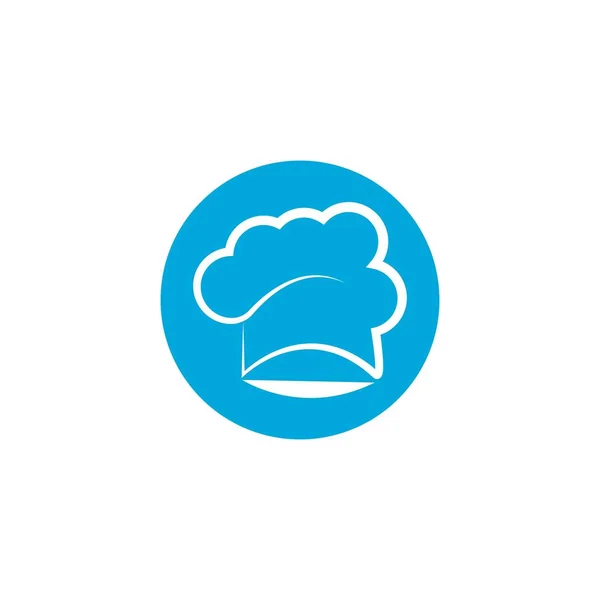Sombrero chef logotipo plantilla — Archivo Imágenes Vectoriales