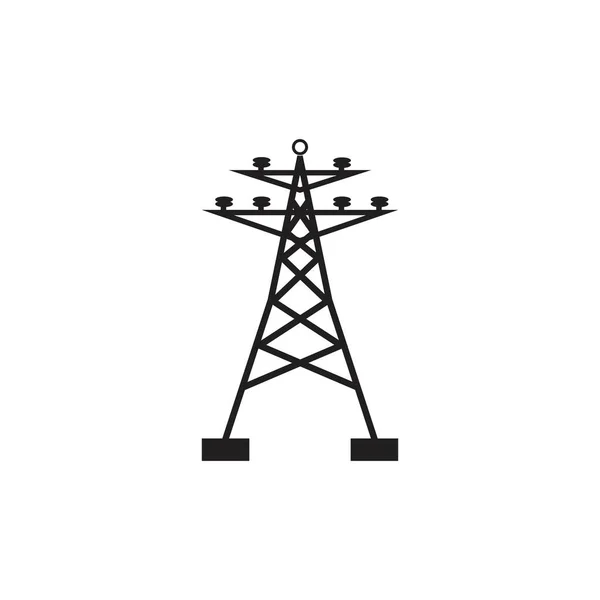Electrikal tower logo — Stock Vector