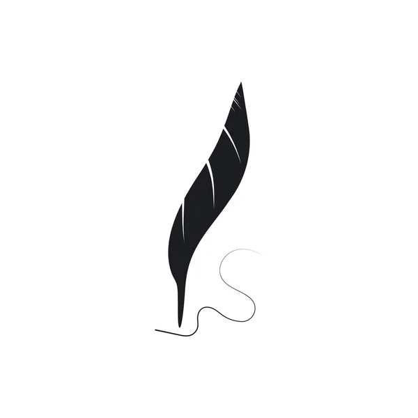 Вектор логотипа пера — стоковый вектор