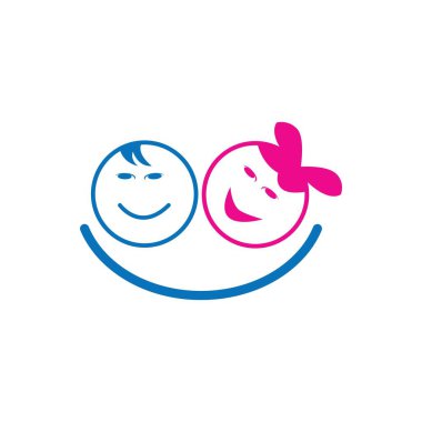 Çocuklar Logo vektör 