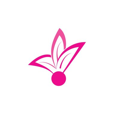 Çiçek logo şablonu 