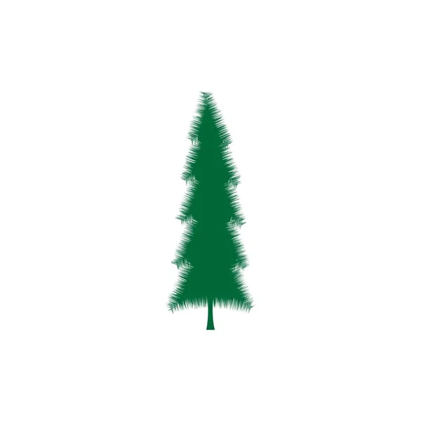 Λογότυπο χριστουγεννιάτικου δέντρου — Διανυσματικό Αρχείο