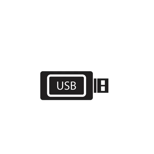 Vettore icona usb — Vettoriale Stock