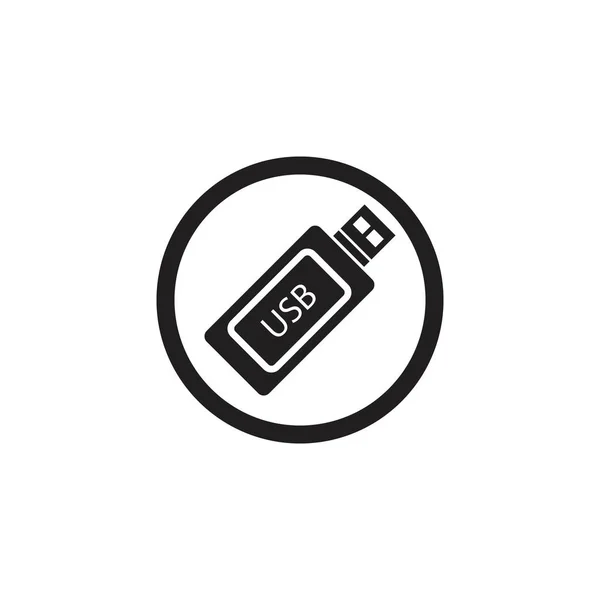 Usb Icon Vektor — Stockvektor