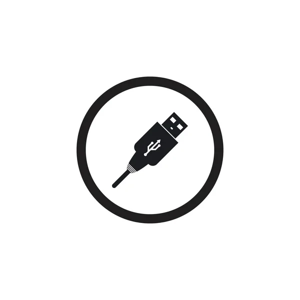 Usb icon vector — Stock Vector