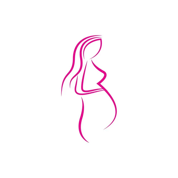 Beauty pregnant women — ストックベクタ